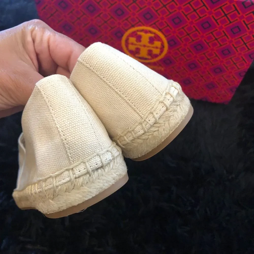 Tory Burch espadrilles flats loafers slip on shoes women’s 7 new - Picture 3 of 6
